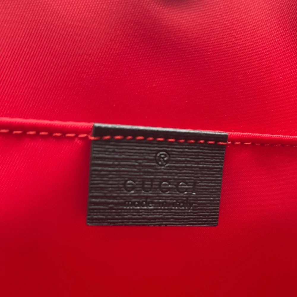 Gucci PVC HandBag with the iconic green cat design